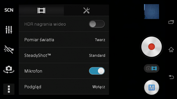 sony xperia z3 compact opcje video 2