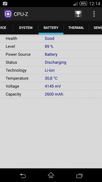 sony xperia z3 dane techniczne bateria