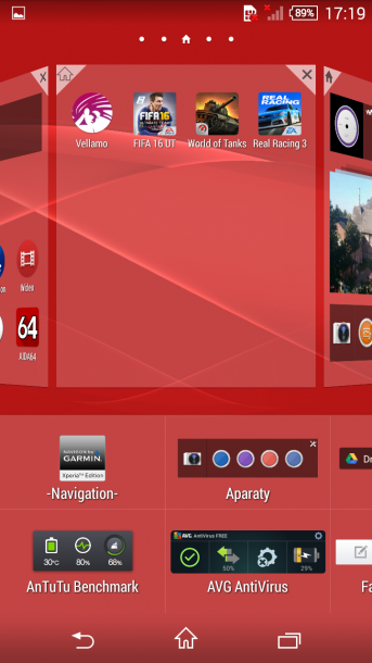 xperia z3 compact menu android 2