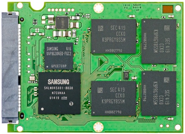 Samsung SSD 850 Pro płytka PCB - Top