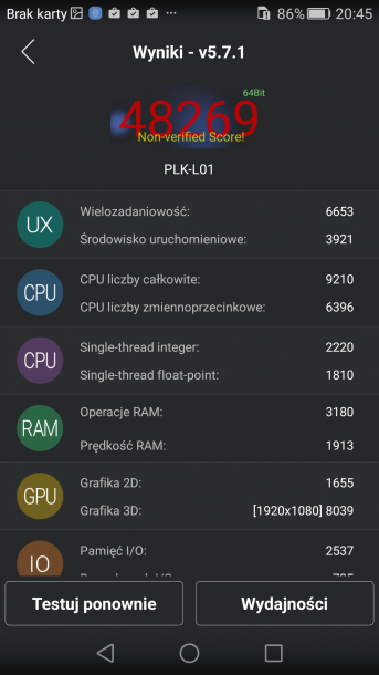 honor 7 antutu 5.8 benchmark