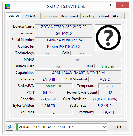 Zotac SSD Premium 240GB