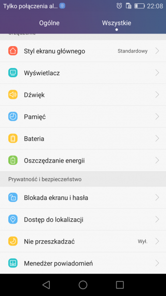 menu EMUI 3.1 - honor 5x (5)