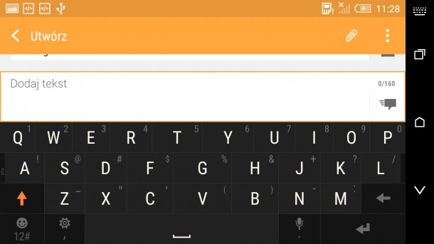 htc desire 626 - klawiatura ekranowa (2)