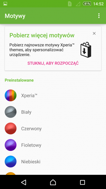 sony xperia m5 - android 5.1.1 nakładka sony (1)