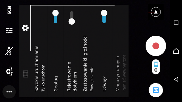 sony xperia m5 - aplikacja aparatu i kamery (2b)