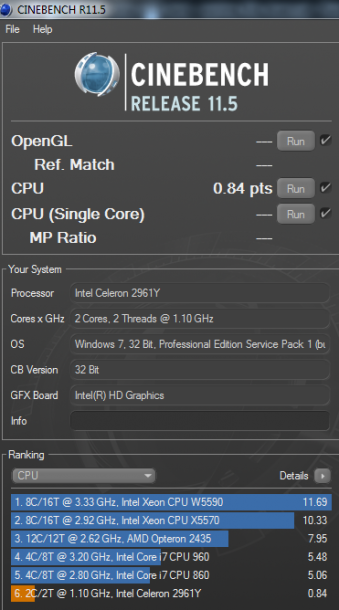 cinebench r11.5