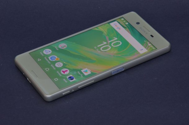 sony xperia x performance czytnik linii papilarnych spust migawki regulacja głośności