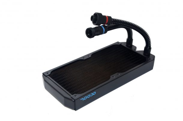 alphacool nexxxos st30 240mm wygląd chłodnicy i zlączek