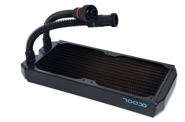 alphacool nexxxos st30 240mm wygląd chłodnicy i zlączek