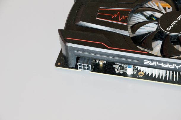 Sapphire RX 560 Pulse 4GB wygląd karty dodatkowe zasilanie