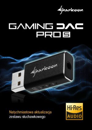 Sharkoon DAC PRO 1 550 300x424 Sharkoon przedstawia Gaming DAC Pro S – zewnętrzną kartę muzyczną