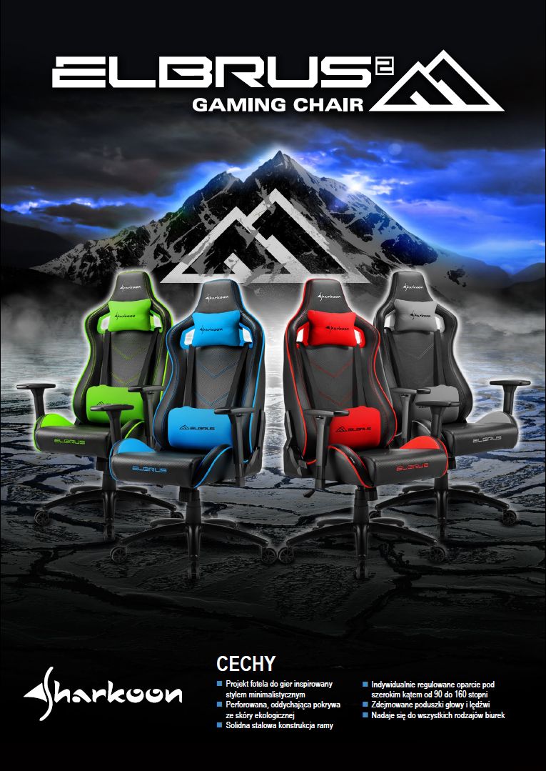 Elbrus 2 1 1 ELBRUS 2 od Sharkoona – minimalistyczny design, liczne możliwości