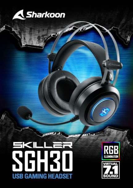 Sluchawki Sharkoon SGH30 550 1 431x610 Sluchawki Sharkoon SGH30 550 1
