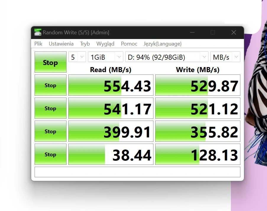 Test SATA SSD vs dysk NVMe na PCI Express x1 !