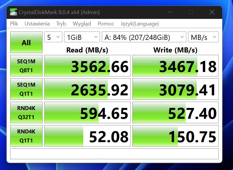 dyssk nvme m.2 Samsung SSD 970 EVO Plus 1TB 1000.2 GB Test SATA SSD vs dysk NVMe na PCI Express x1 !