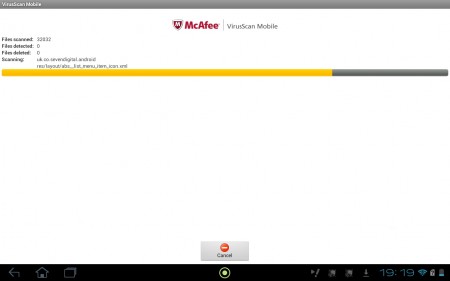 Acer Iconia TAB A211 antywirus McAfee