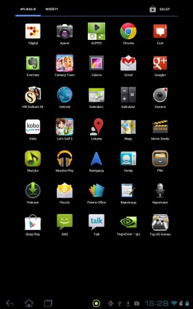 Acer Iconia TAB A211 aplikacje