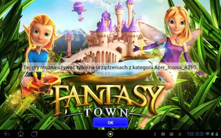 Acer Iconia TAB A211 fantasy town