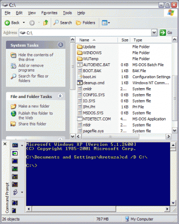 Command Prompt Explorer Bar 360x450 Command Prompt Explorer Bar