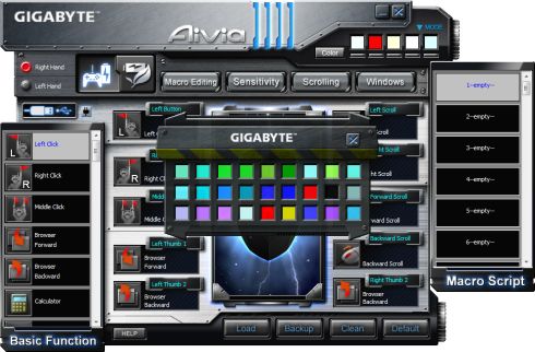 oprogramowanie Gigabyte Aivia