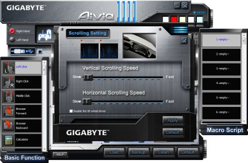 oprogramowanie Gigabyte Aivia