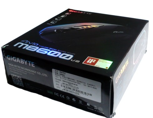 mysz Gigabyte M8600v2 Aivia opakowanie