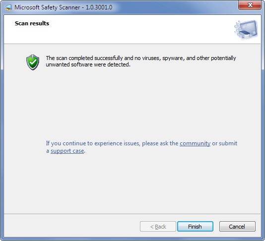 microsoft safety scanner review
