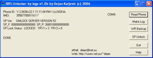 nokia bb5 sl3 unlock code generator