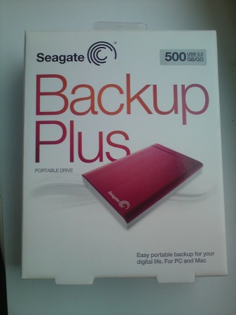 Opakowanie Seagate Backup Plus