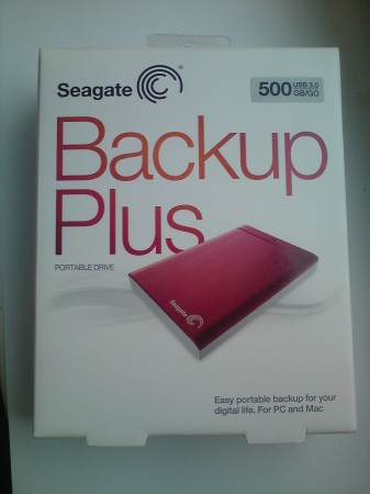 Opakowanie Seagate Backup Plus