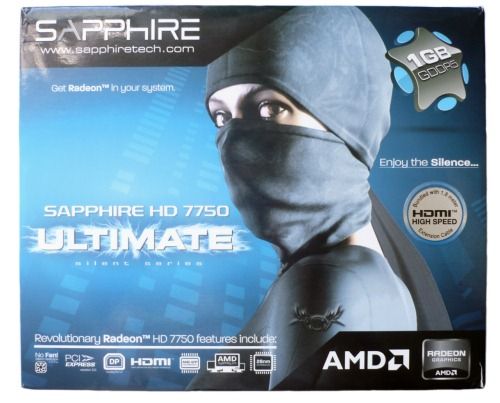 Sapphire HD7750 Ultimate opakowanie