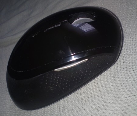 Widok myszy z lewej strony Wireless Mouse 5000 Blue Track