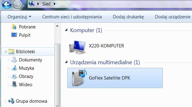 goflex dysk sieciowy