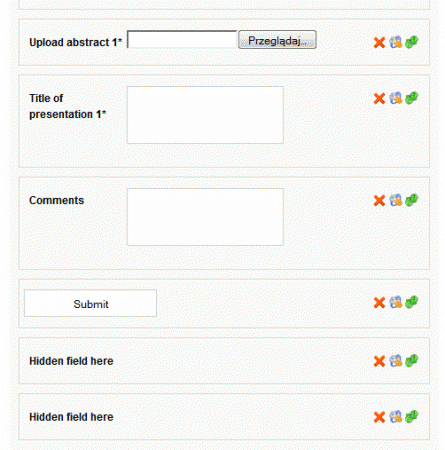 ukryte pola formularza Joomla, formularz Joomla