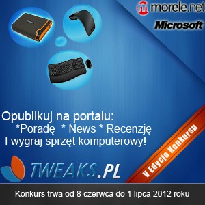 konkurs z nagrodami, konkurs Tweaks.pl, konkurs internetowy