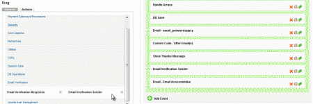 link aktywacyjny, rejestracja joomla chronoforms