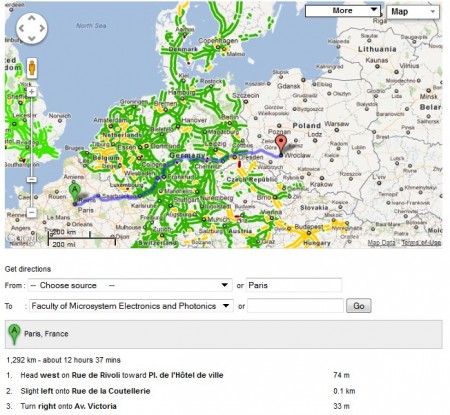 mapa dojazdu Joomla, mapa Joomla, komponent mapy Google