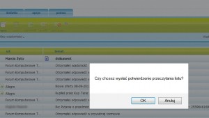 potwierdzenie przeczytania poczta WP.pl, potwierdzenie odbioru