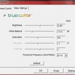 Ustawienie kolorów Microsoft LiveCam Cinema