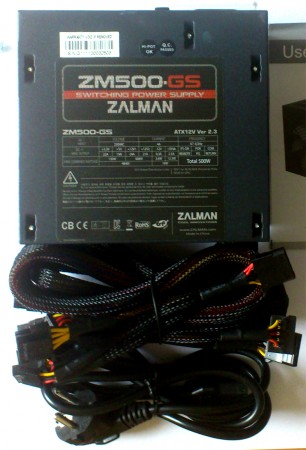 Zalman ZM500-GS zasilacz