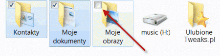 zaznaczanie plików, zaznaczanie elementów, zaznaczanie folderów, zaznaczanie Windows